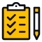 Informix-Support-04 yellow checklist icon